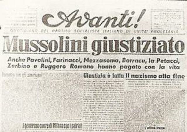 Mussolini kicked out of Socialist Party for pro-nationalistic sentiments regarding WW I