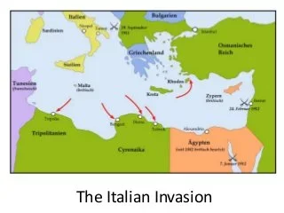 Italy invades and takes over Libya