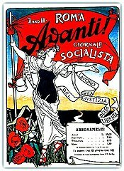 Mussolini is Editor of Socialist Paper, Avanti