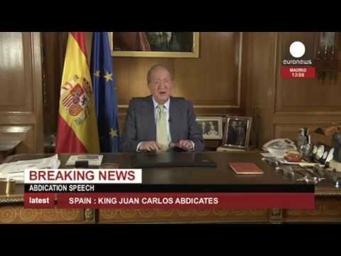 Juan Carlos abdica el seu tro en favor al seu fill Felipe
