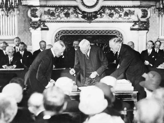 Kellogg-Briand Treaty signed