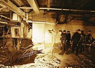 The world trade center bombed