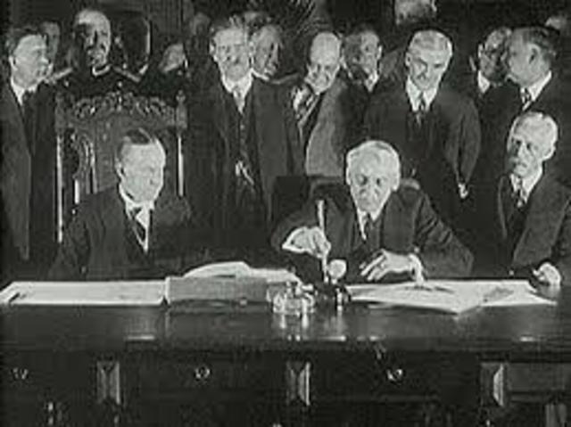 Kellogg-Briand Treaty signed
