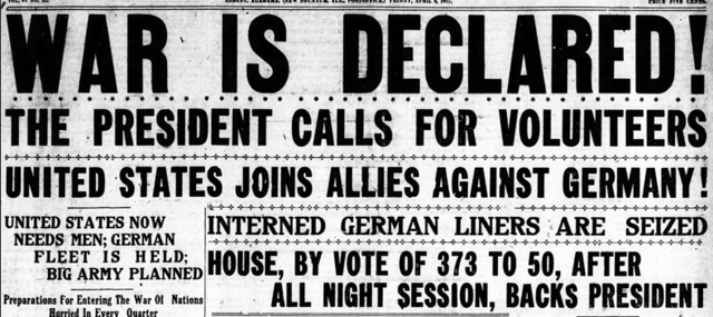 Reasons for U.S. entry into WWI