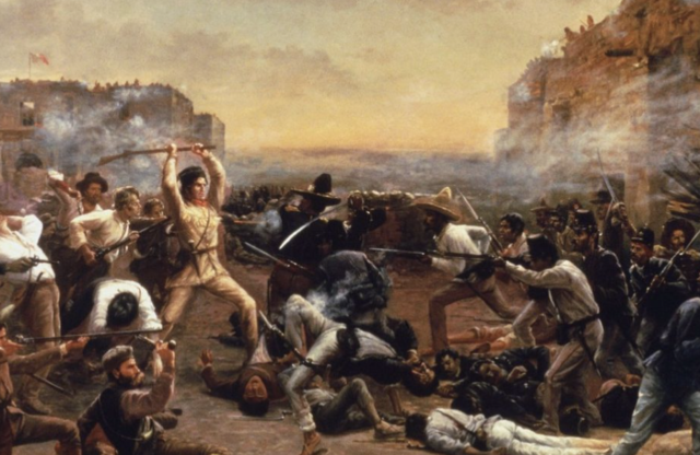 Texans challenging the Mexicans