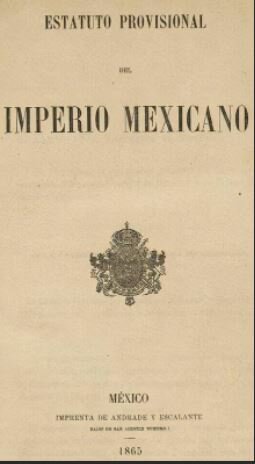 Estatuto Provisional del Imperio Mexicano