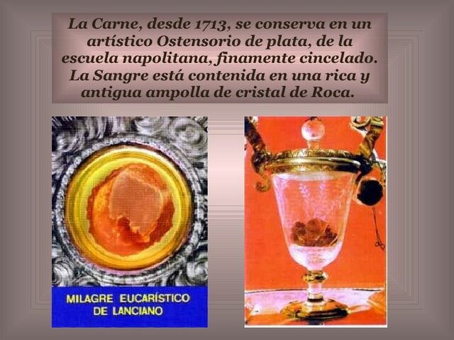 MILAGRO EUCARÍSTICO LANCIANO