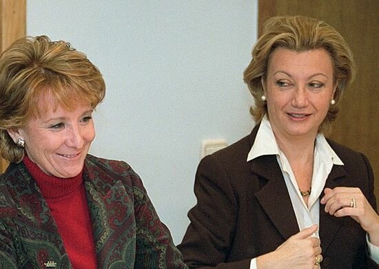 Luisa Fernanda Rudi y Esperanza Aguirre