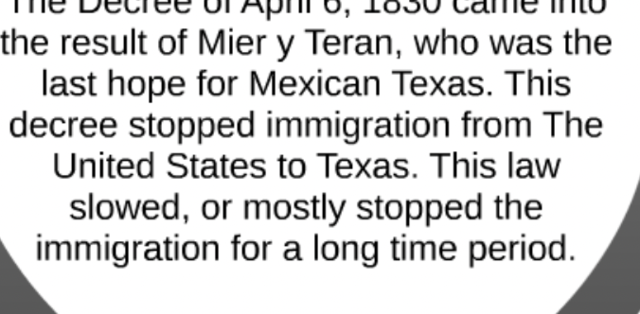 Mexican Government issued a Decree