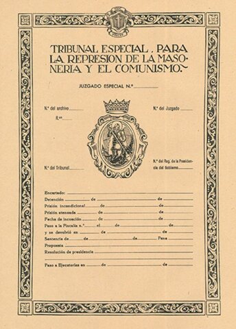 Ley para la Represión de la Masonería y el Comunismo