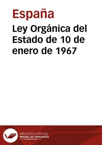 Ley Orgánica del Estado