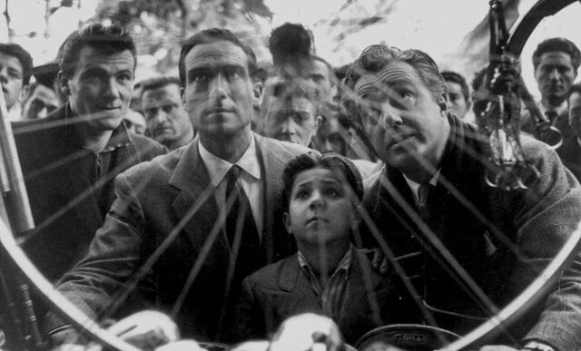 Rodaje de «Ladrón de bicicletas»