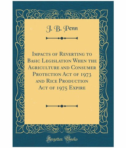 Agriculture and Consumer Act of 1973