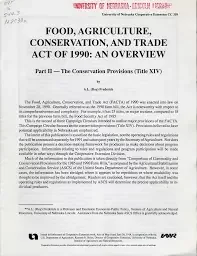 Food, Agriculture, Conservation, and Trade Act of 1990