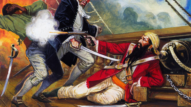 Blackbeard was killed
