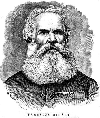 Táncsics Mihály börtönének ajtaja kinyílik.