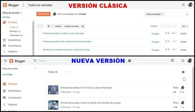 Nuevas novedades en el nuevo blogger (actualización del 2010)