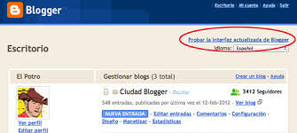 Nueva interfaz Gráfica