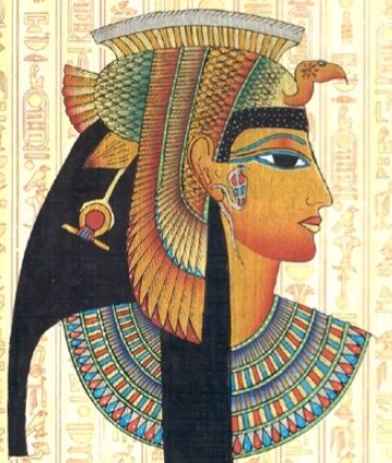 Cesar llega a Egipto y nombra a cleopatra faraona.