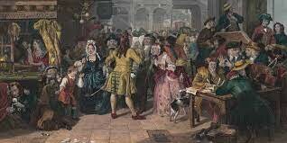 Collapse of "South Sea Bubble" trading empire