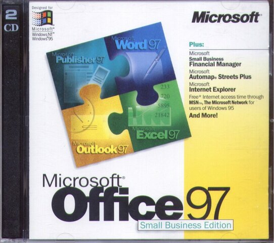 Office 8.0 - 8.X ou Office 97
