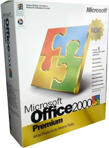 Office 9.0  - 9.X ou Office 2000