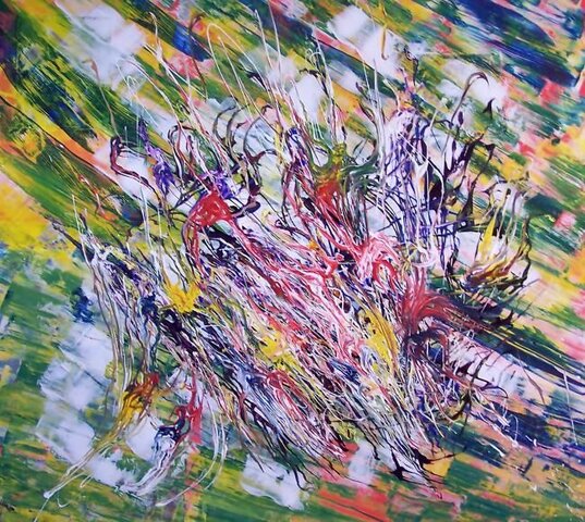 PINTURA SALVATGE (ART ASBSTRACTE)