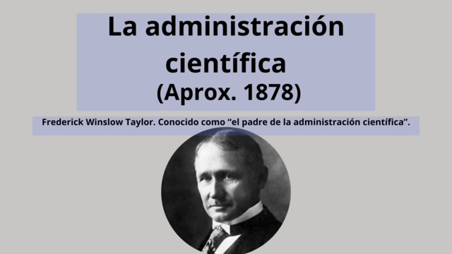 La administración científica