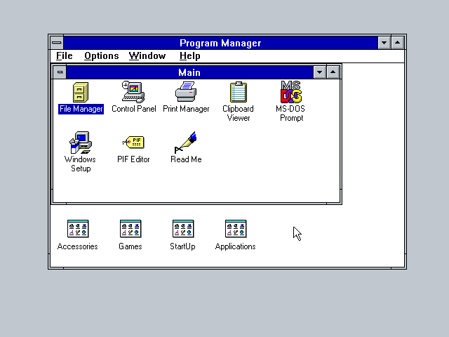 Windows 3.0 (1990)