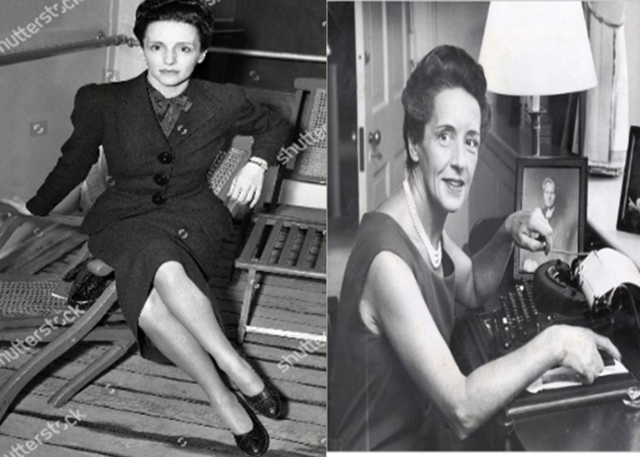 Description des vêtements d´ Ève Curie.