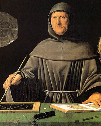 Luca Pacioli publishes plus and minus signs for the first time
