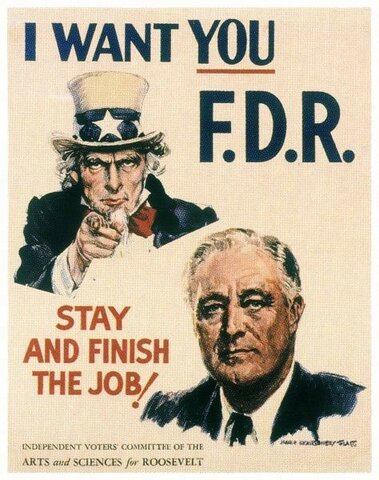 FDR’s 3rd term begins