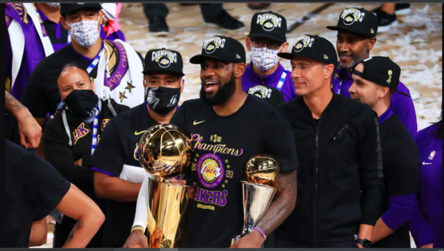 2020 NBA Title with Lakers