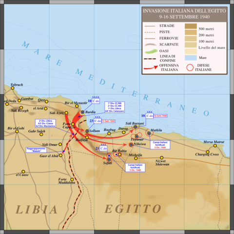 INVASIONE ITALIANA DELL'EGITTO