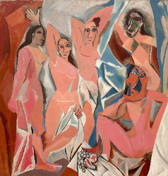 P. Picasso. Les demoiselles d’Avignon (Las señoritas de Avignon)