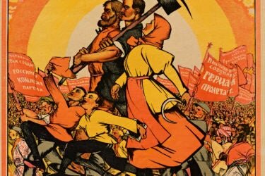 The Russian revolution begins