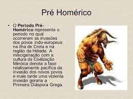 PERIODO PRE HOMERICO
