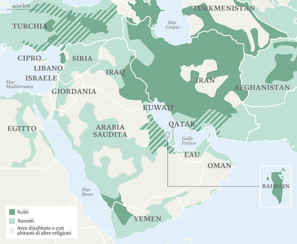 gli arabi si dividono in sunniti e sciiti