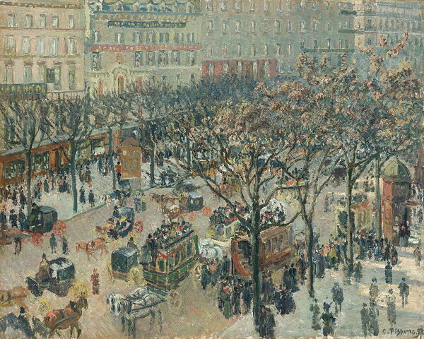 Boulevard italiano, Parigi, sole del mattino(naturalismo)
