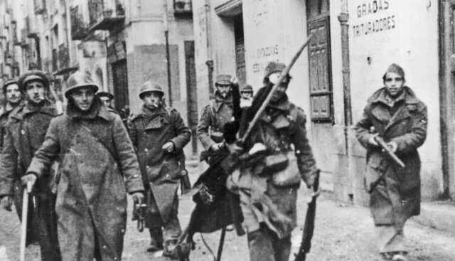 Avance franquista hacia el Mediterráneo