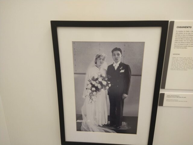 O casamento de Shunji Nishimura e Chieko Suzukayama.