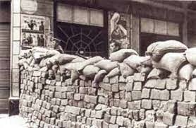 Lucha en Barcelona entre fuerzas republicanas