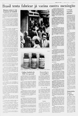 Auge da epidemia de meningite meningocócica