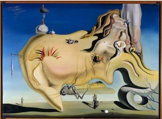 El gran masturbador - Dalí