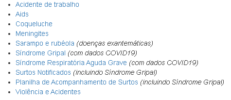 Estabelecimento das doenças de notificação compulsória (Portaria GM/MS nº 314, de 27/8/1976)