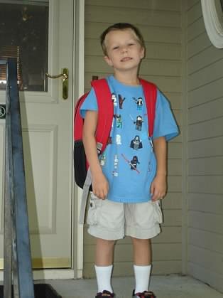 yo habia ido a mi primero dia de escuela