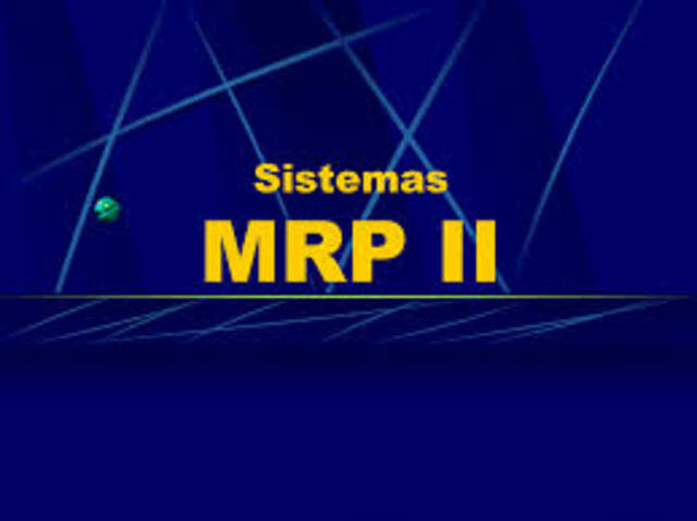MRP y MRP-II en principios de los 90´s