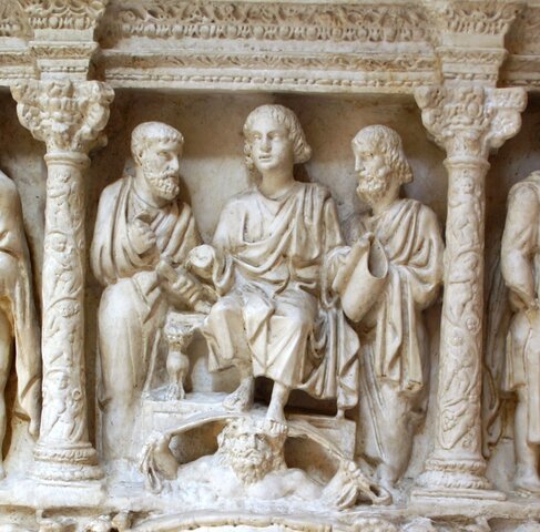 El Cristo con san Pedro y san Pablo, h. 389