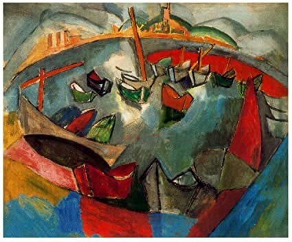 Boats in Marselle - Dufy