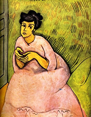 The woman in pink - Dufy